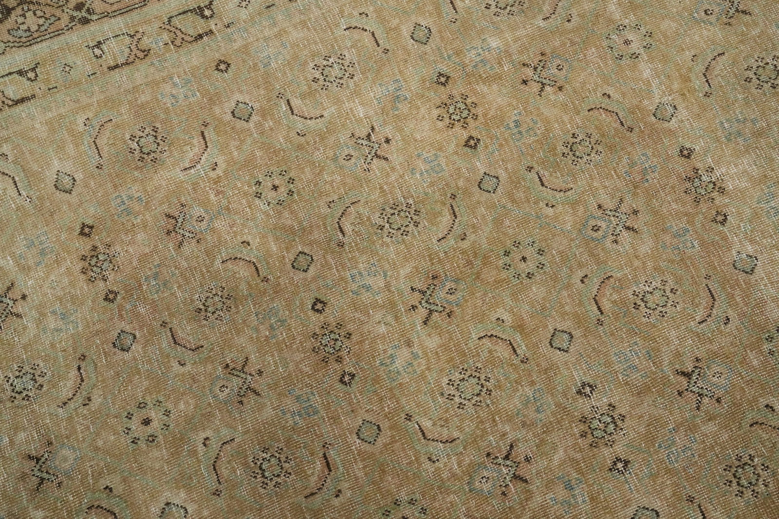 Antique Vegetable Dye Mahal Persian Area Rug 9x13 - 6