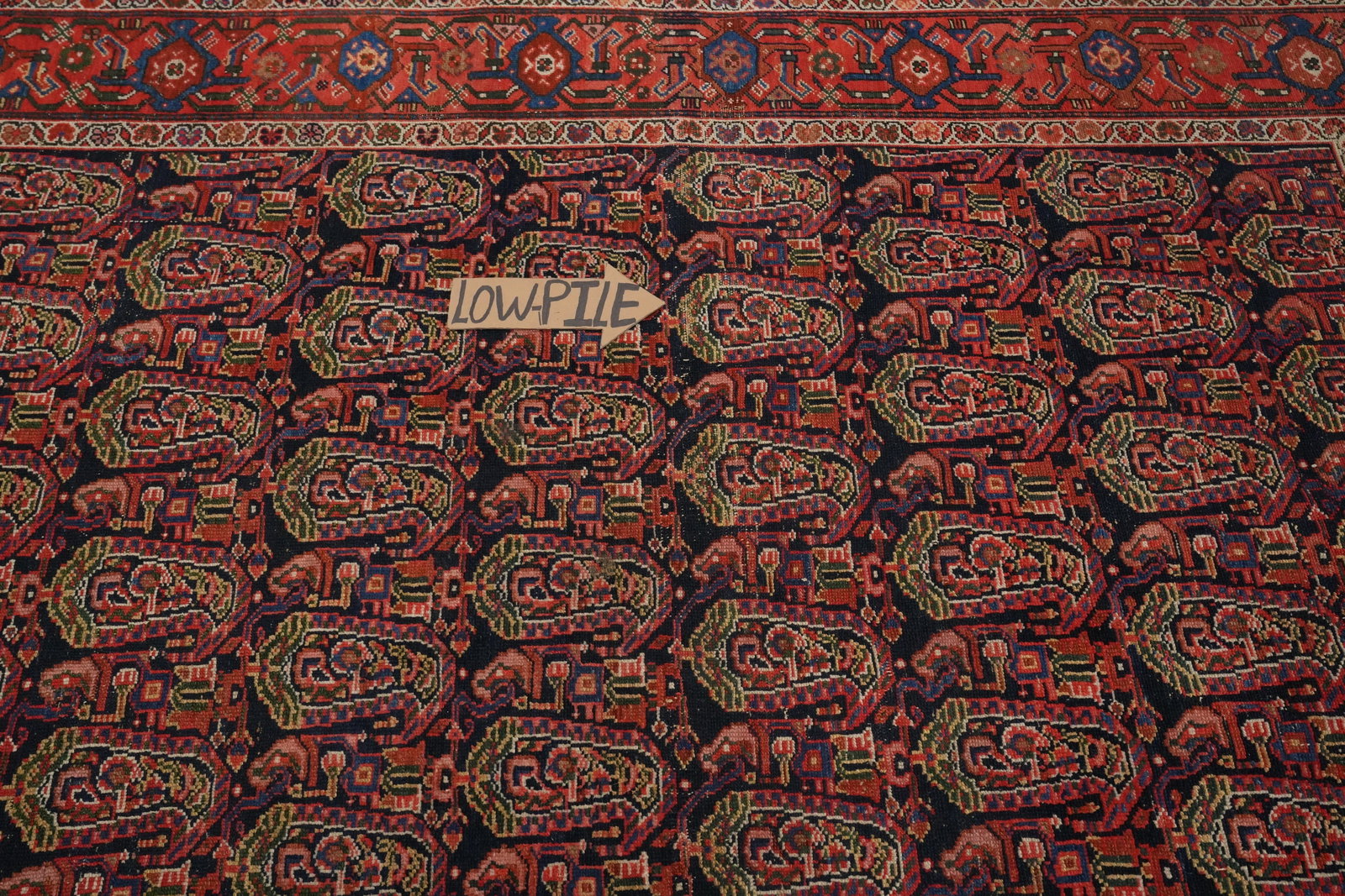 Antique Vegetable Dye Senneh Persian Rug 5x7 - 10