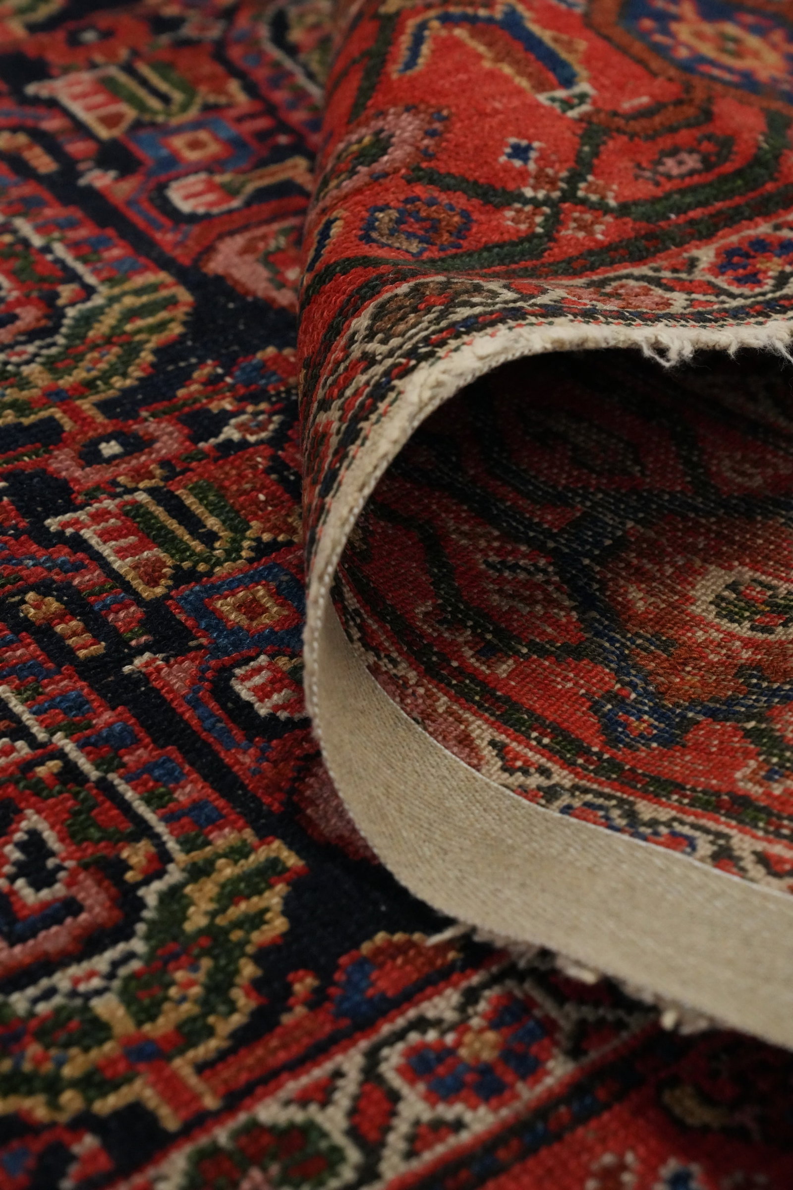 Antique Vegetable Dye Senneh Persian Rug 5x7 - 14