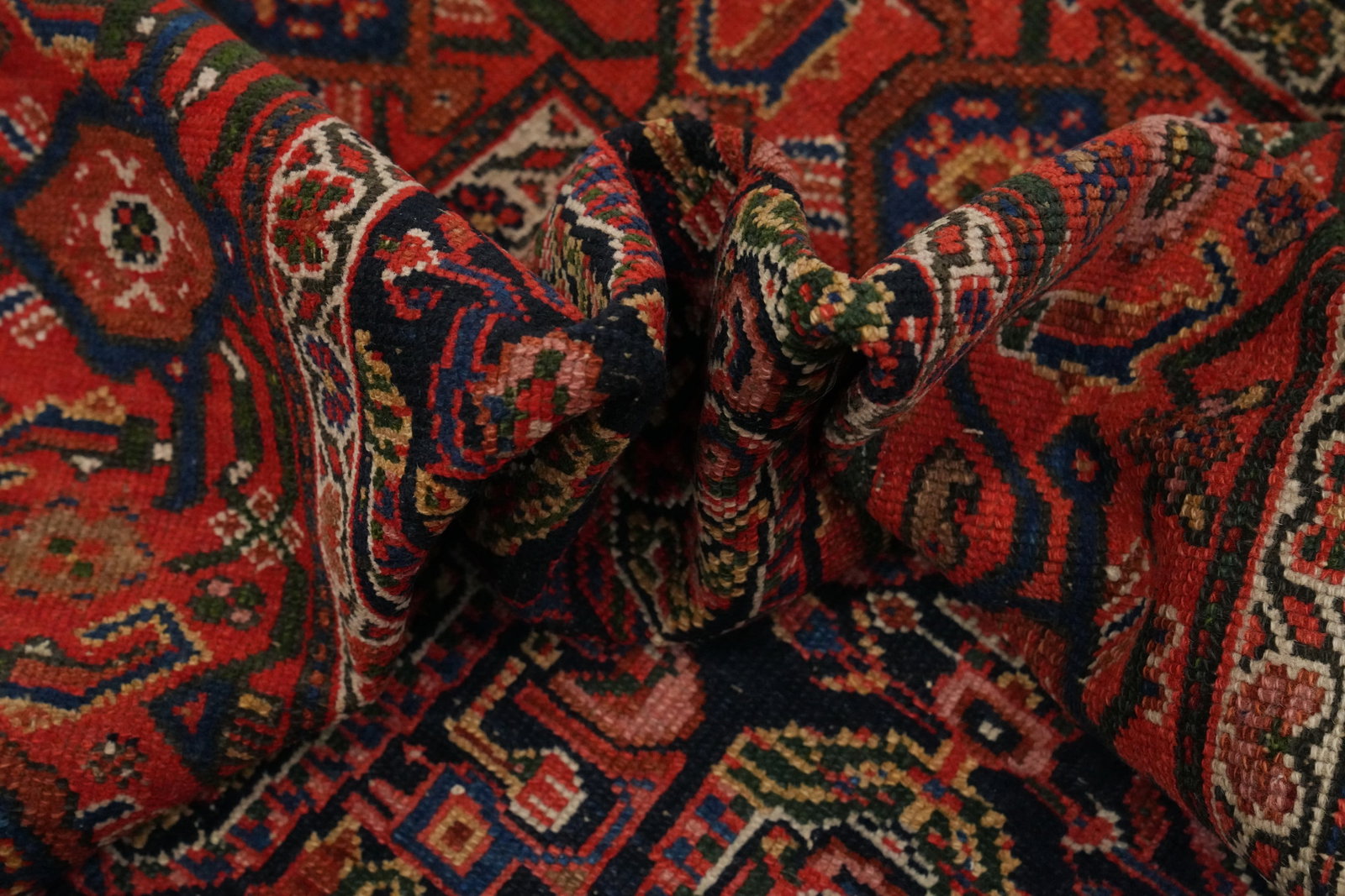 Antique Vegetable Dye Senneh Persian Rug 5x7 - 15