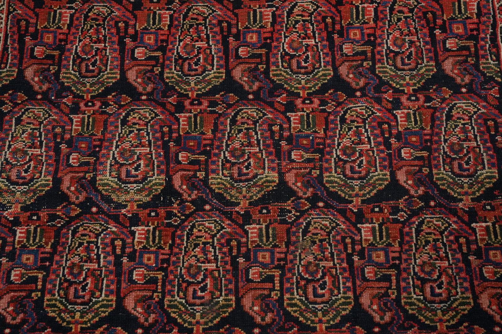 Antique Vegetable Dye Senneh Persian Rug 5x7 - 5