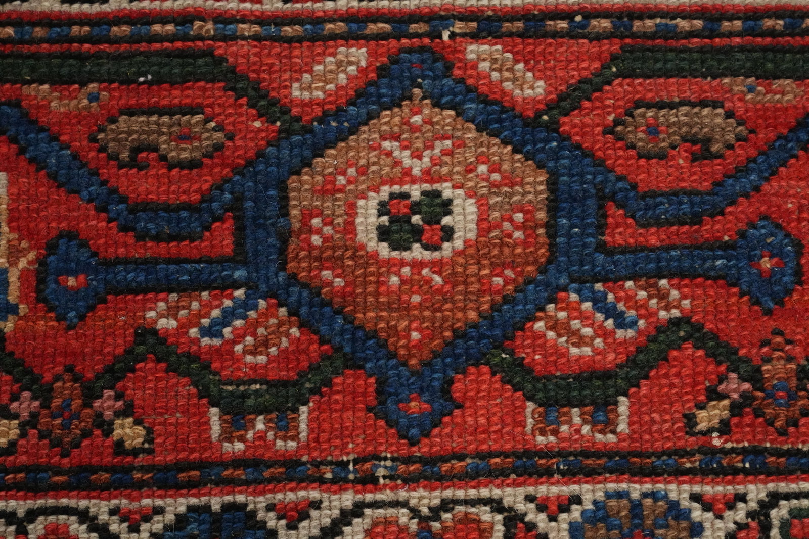 Antique Vegetable Dye Senneh Persian Rug 5x7 - 8