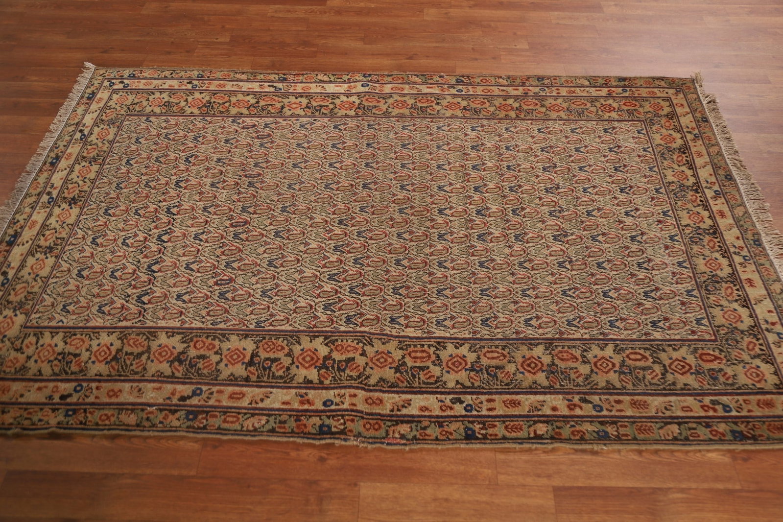 Pre-1900 Antique Vegetable Dye Afshar Persian Area Rug 4x6 - 12