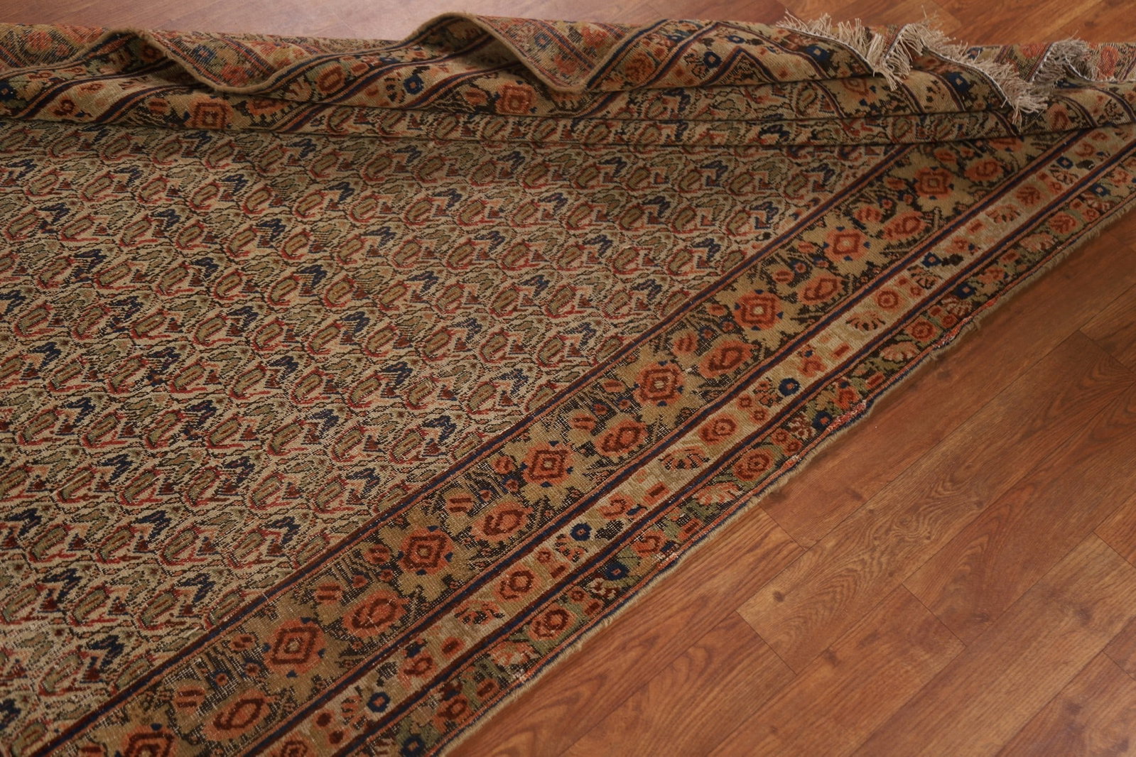 Pre-1900 Antique Vegetable Dye Afshar Persian Area Rug 4x6 - 14