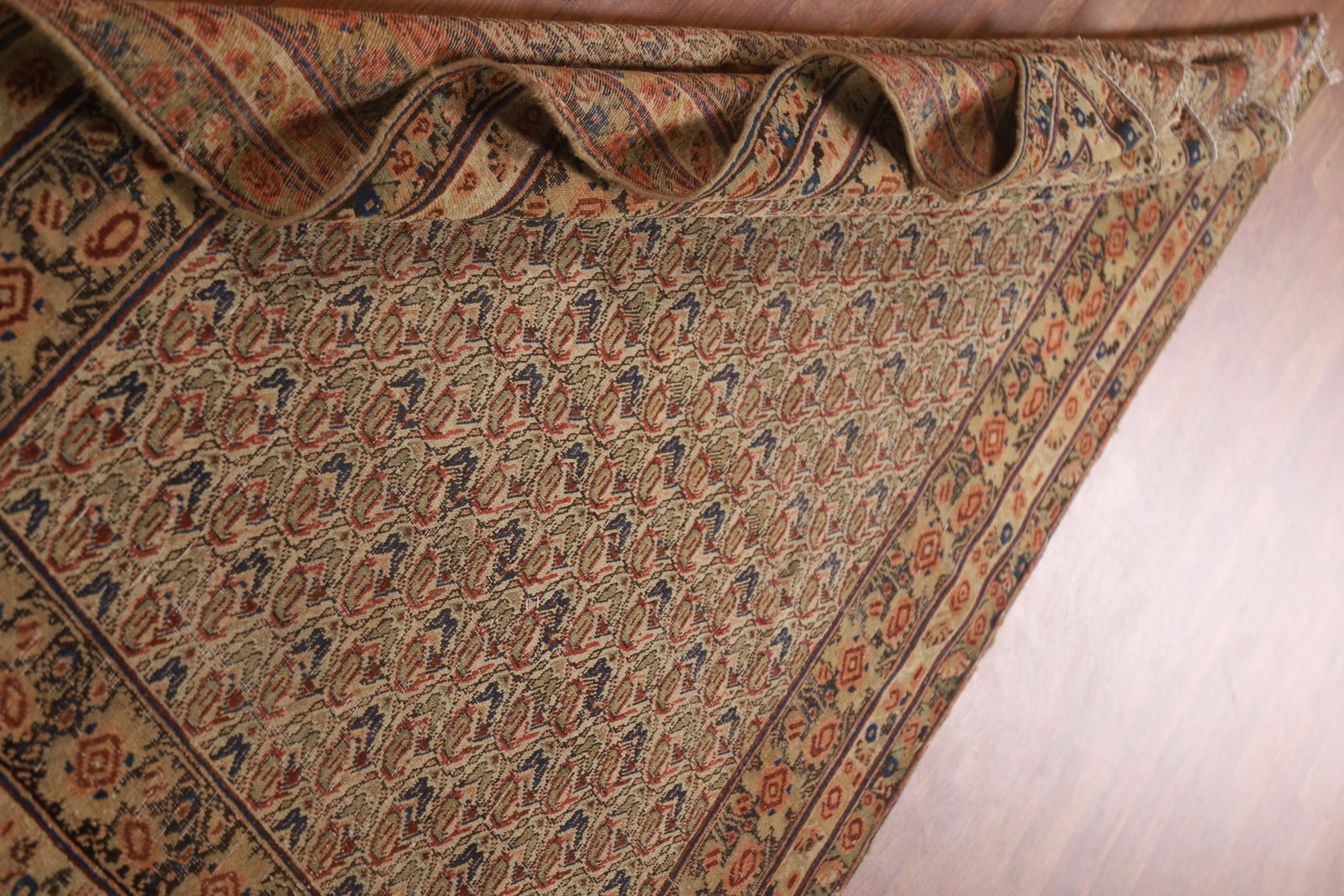 Pre-1900 Antique Vegetable Dye Afshar Persian Area Rug 4x6 - 15