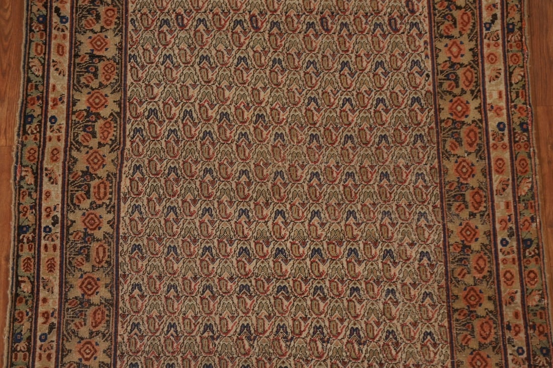 Pre-1900 Antique Vegetable Dye Afshar Persian Area Rug 4x6 - 4