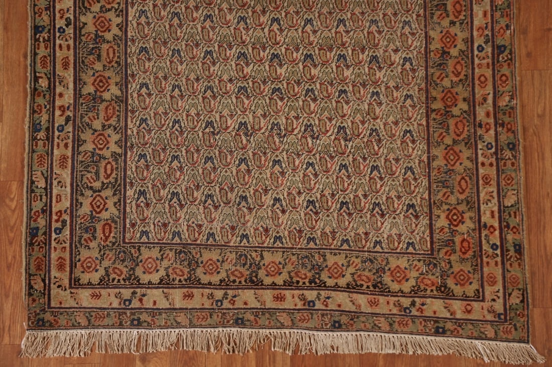Pre-1900 Antique Vegetable Dye Afshar Persian Area Rug 4x6 - 5