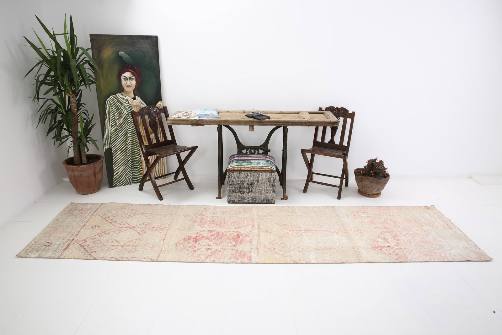 2'11'' x 11'7'' Turkish Vintage Runner Rug - 6050 - 19