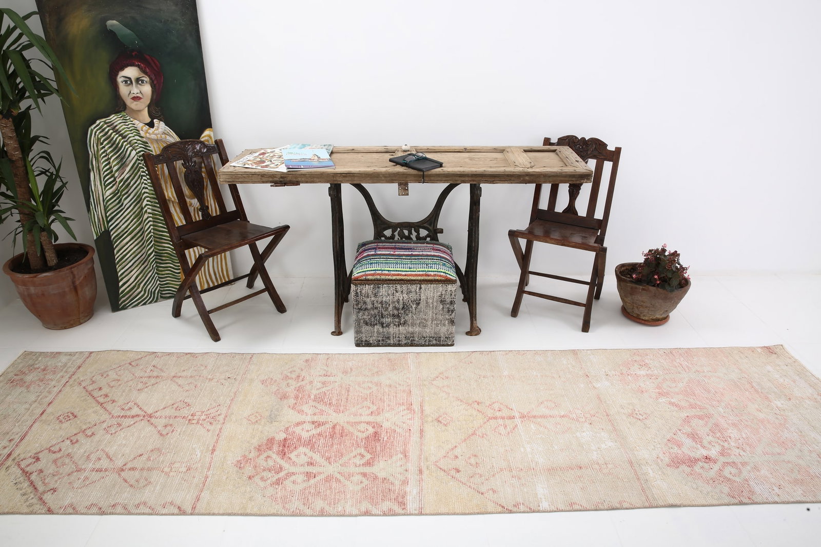 2'11'' x 11'7'' Turkish Vintage Runner Rug - 6050 - 20