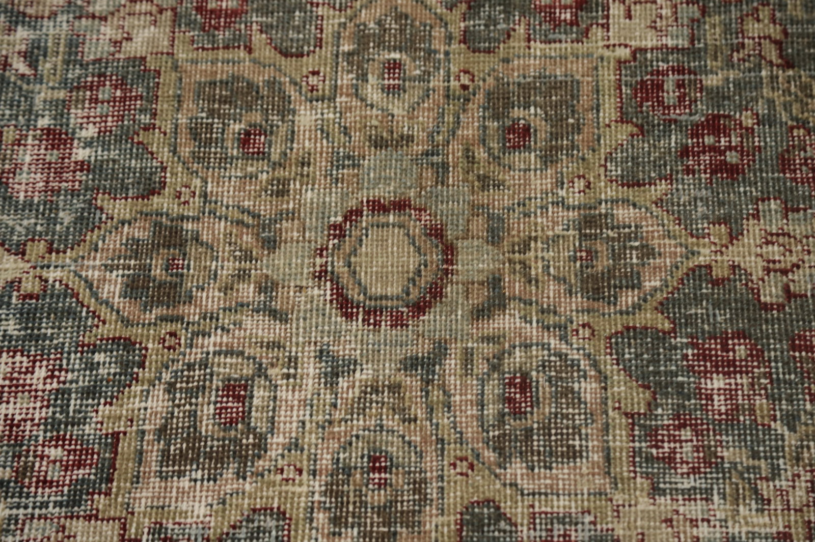 Antique Vegetable Dye Tabriz Persian Area Rug 9x12 - 10
