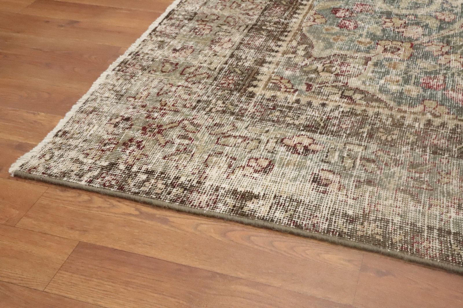 Antique Vegetable Dye Tabriz Persian Area Rug 9x12 - 19