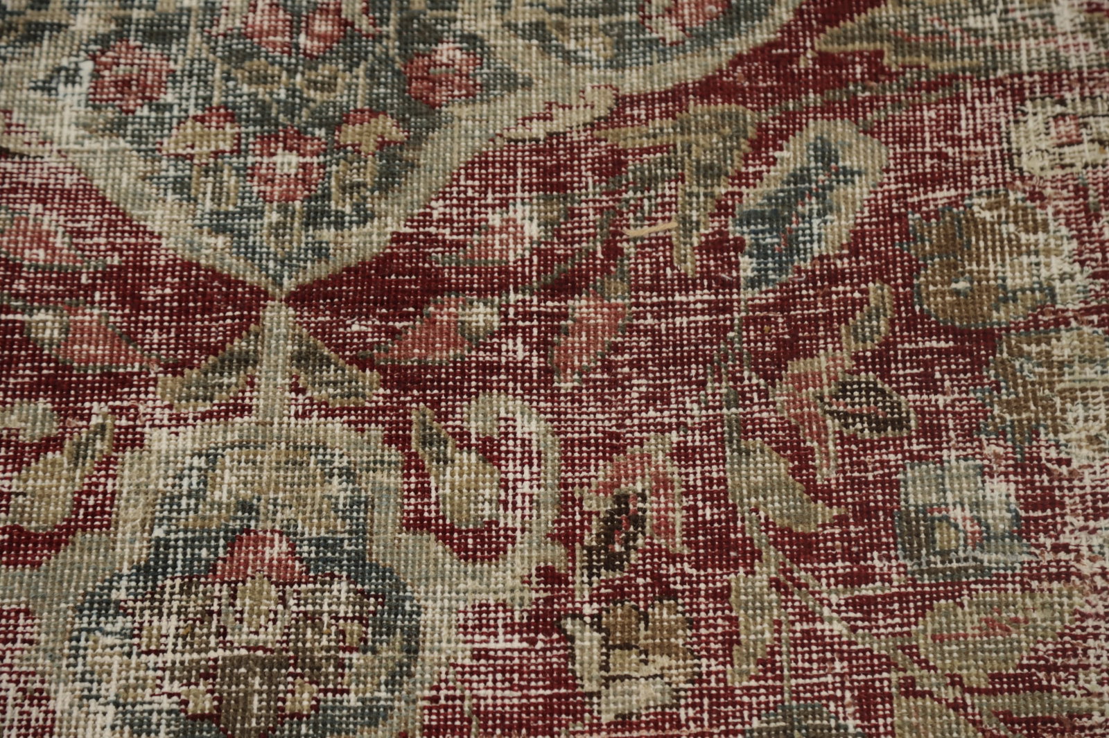 Antique Vegetable Dye Tabriz Persian Area Rug 9x12 - 8