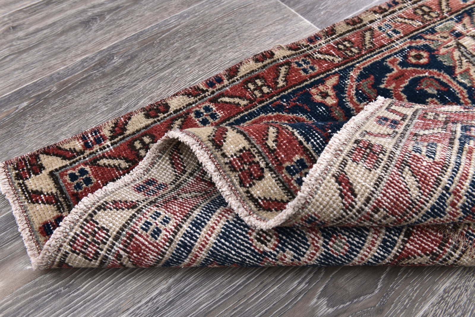 2'8'' x 6'9'' Turkish Vintage Runner Rug - 243963 - 14