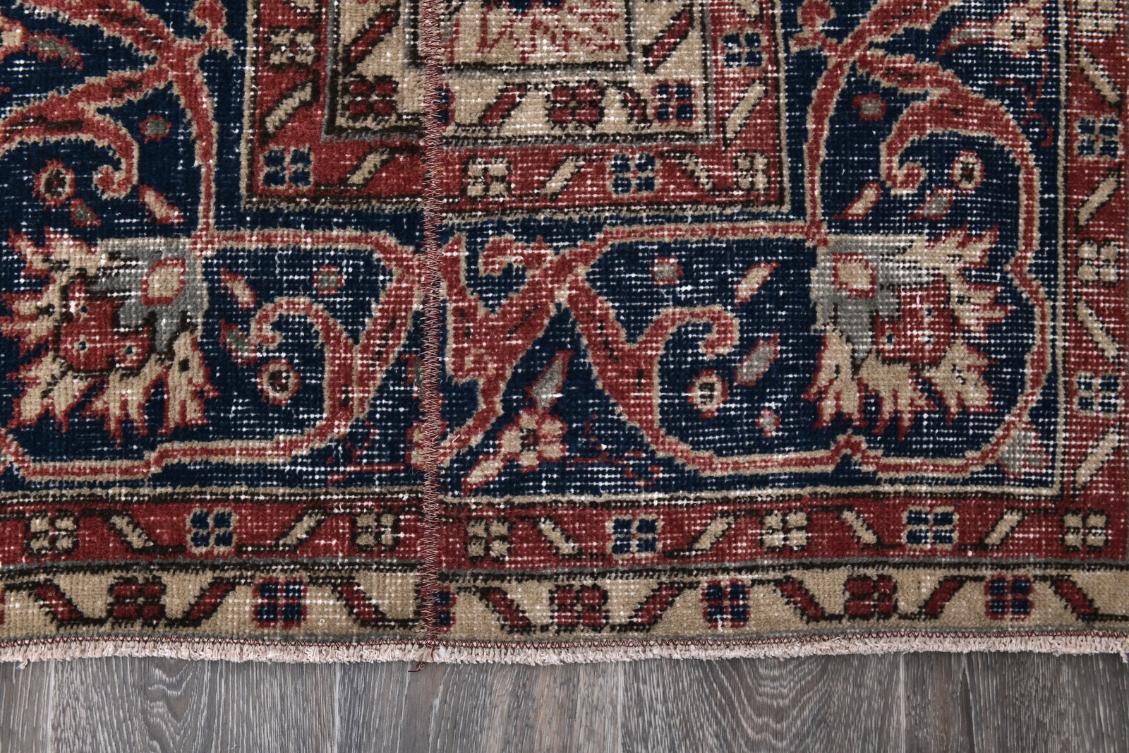 2'8'' x 6'9'' Turkish Vintage Runner Rug - 243963 - 9