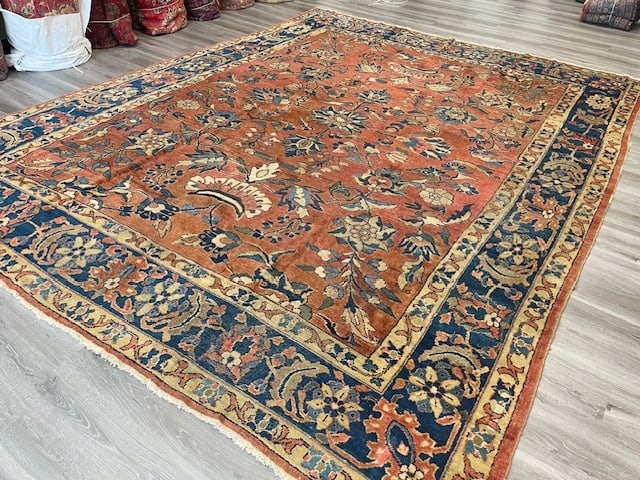 Antique Persian Mahal Rug-5267 (1 of 10)