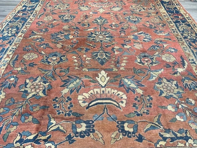 Antique Persian Mahal Rug-5267 - 2