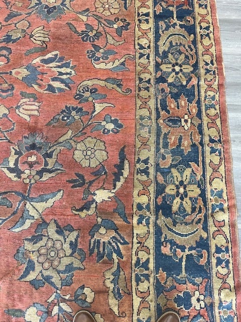 Antique Persian Mahal Rug-5267 - 3