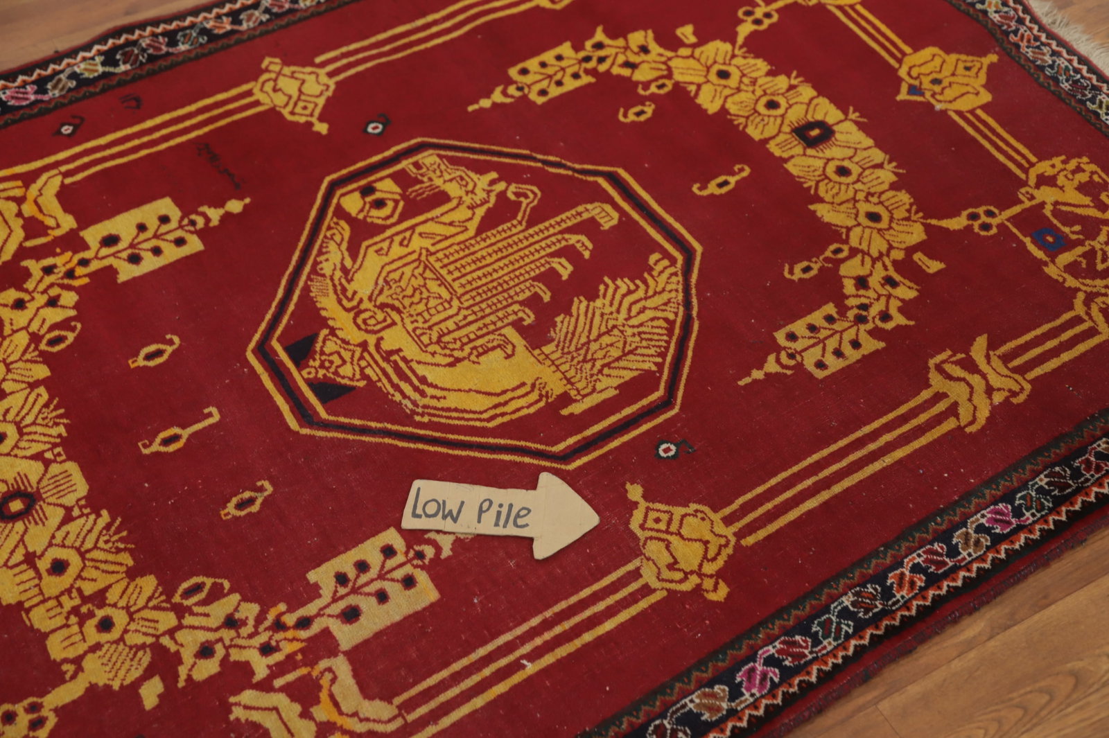 Antique Vegetable Dye Shiraz Persian Rug 4x6 - 10