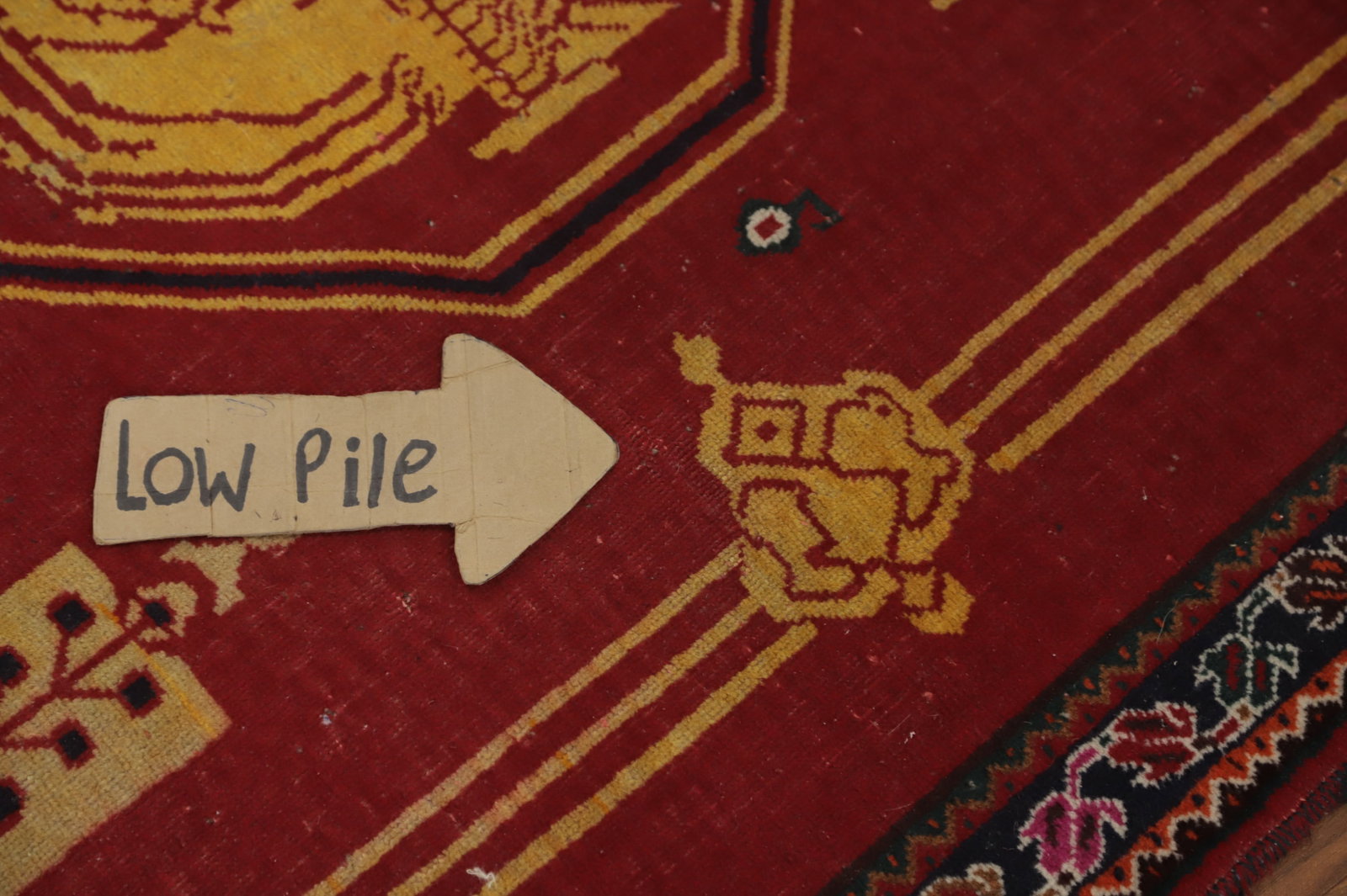 Antique Vegetable Dye Shiraz Persian Rug 4x6 - 9