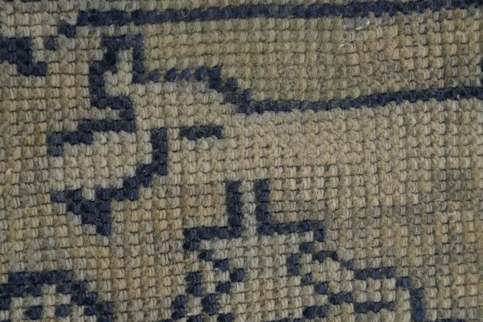 Antique Oushak Vegetable Dye Runner Rug 3x12 - 10