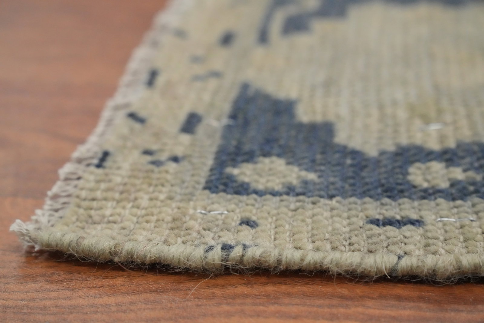 Antique Oushak Vegetable Dye Runner Rug 3x12 - 11
