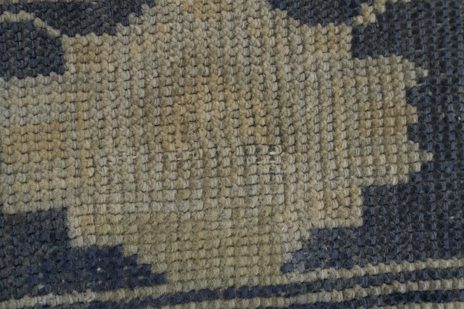 Antique Oushak Vegetable Dye Runner Rug 3x12 - 9