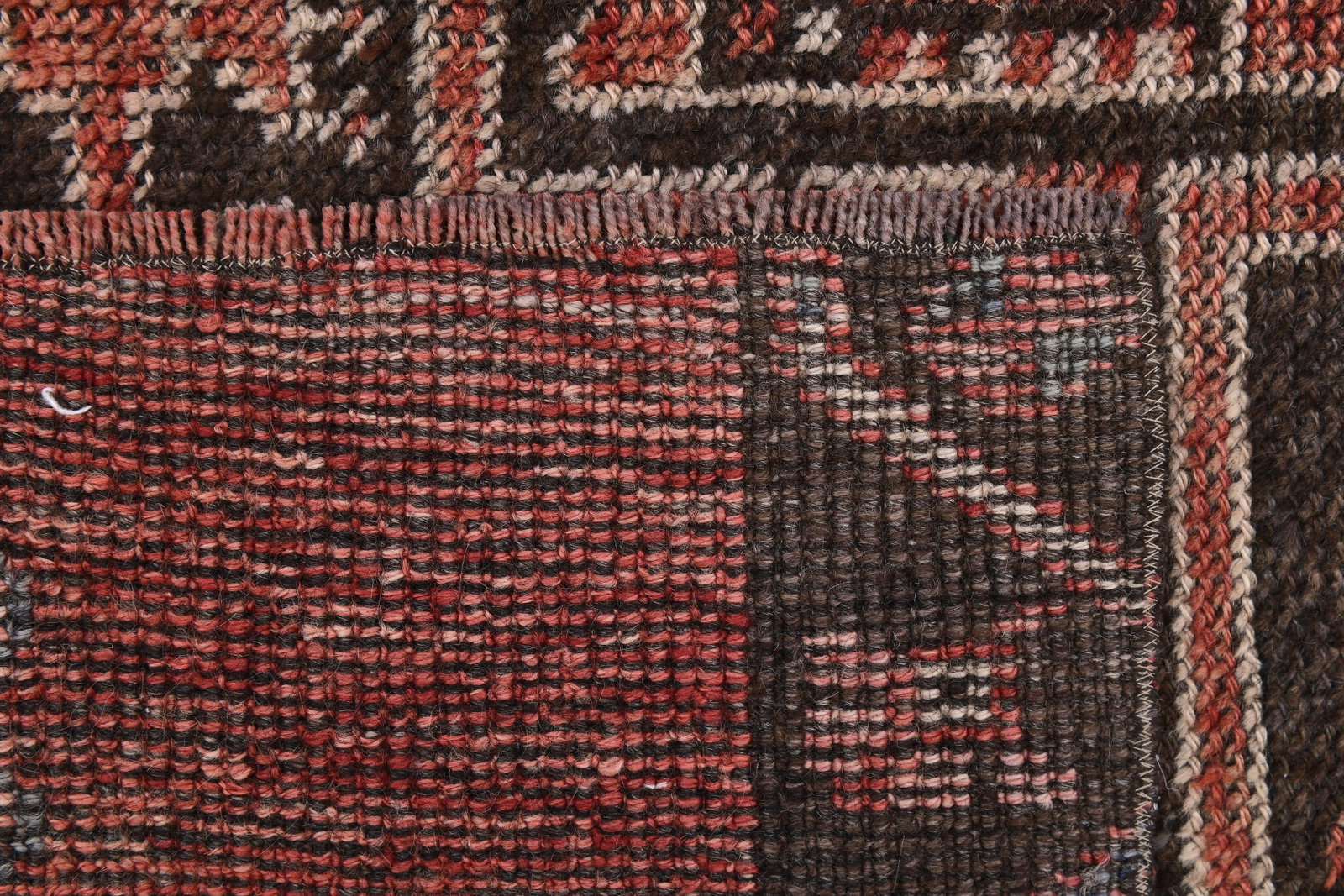 4'10'' x 7'8'' Handmade Vintage Wool Rug - 242351 - 11