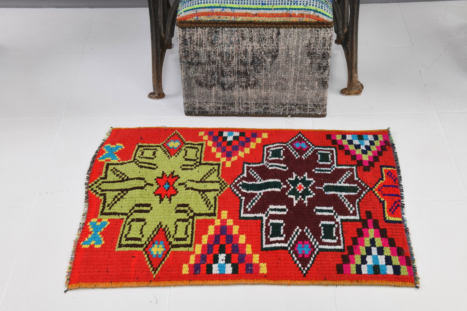 2'0'' x 2'11'' Turkish Vintage Runner Rug - 20978 - 3