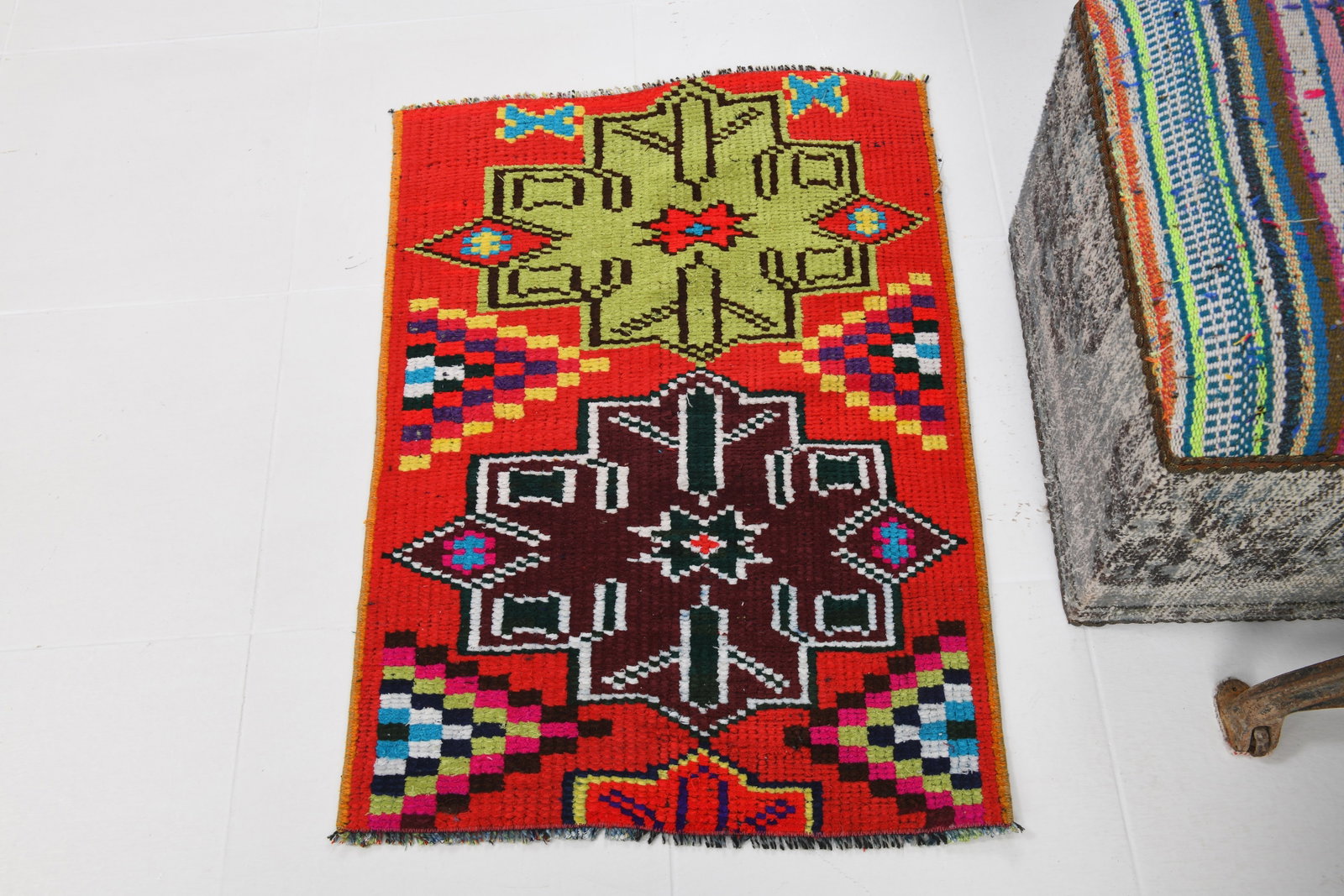 2'0'' x 2'11'' Turkish Vintage Runner Rug - 20978 - 5