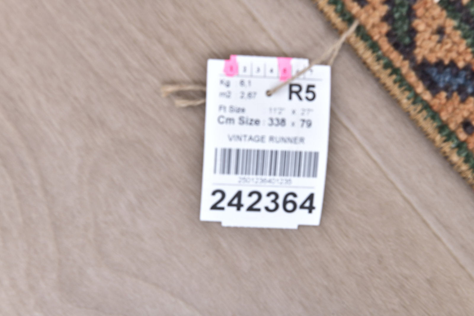 2'7'' x 11'1'' Turkish Vintage Runner Rug - 242364 - 13