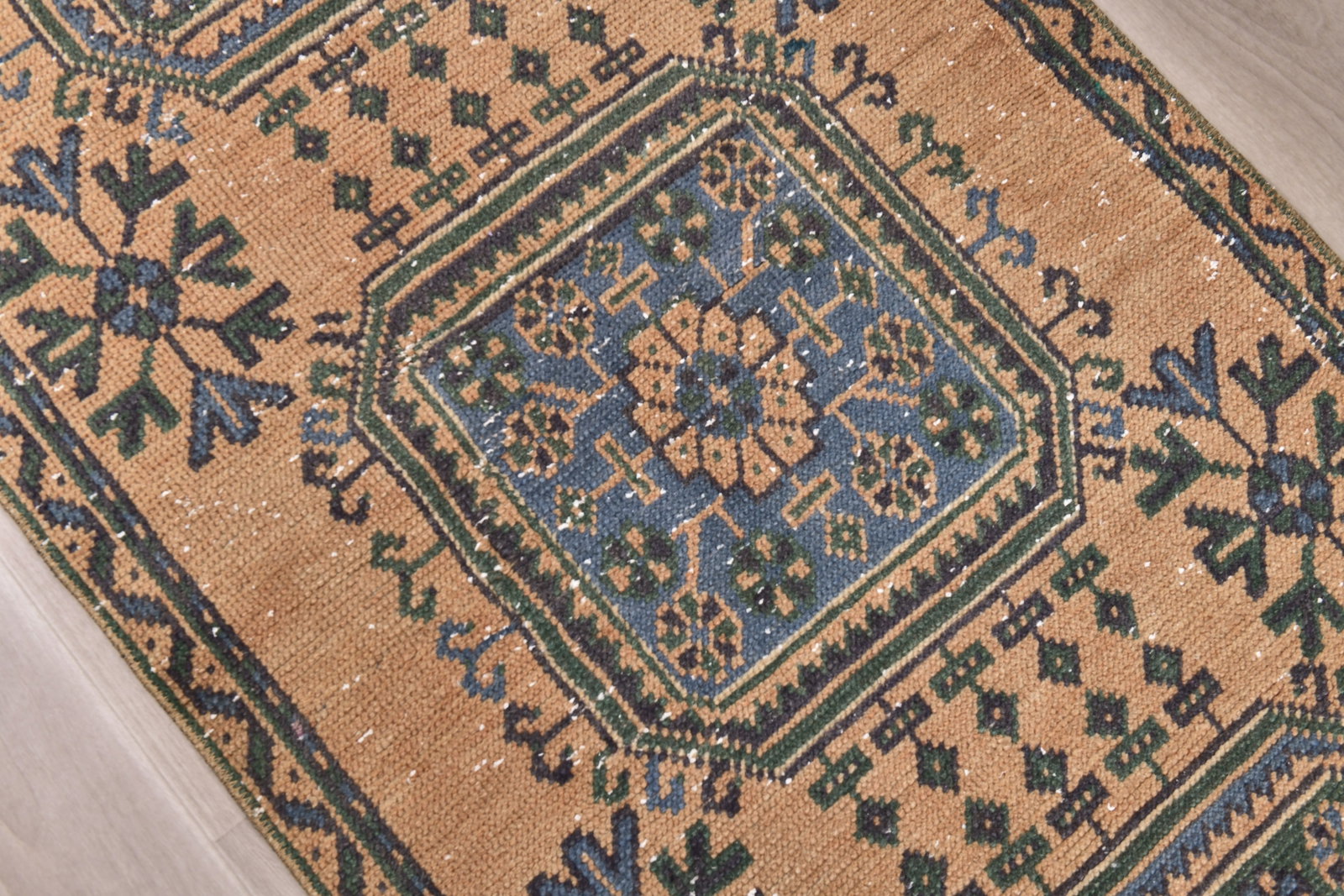 2'7'' x 11'1'' Turkish Vintage Runner Rug - 242364 - 4