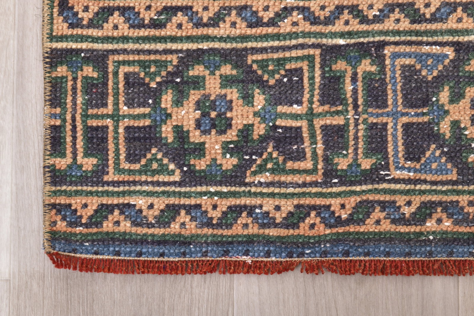 2'7'' x 11'1'' Turkish Vintage Runner Rug - 242364 - 7