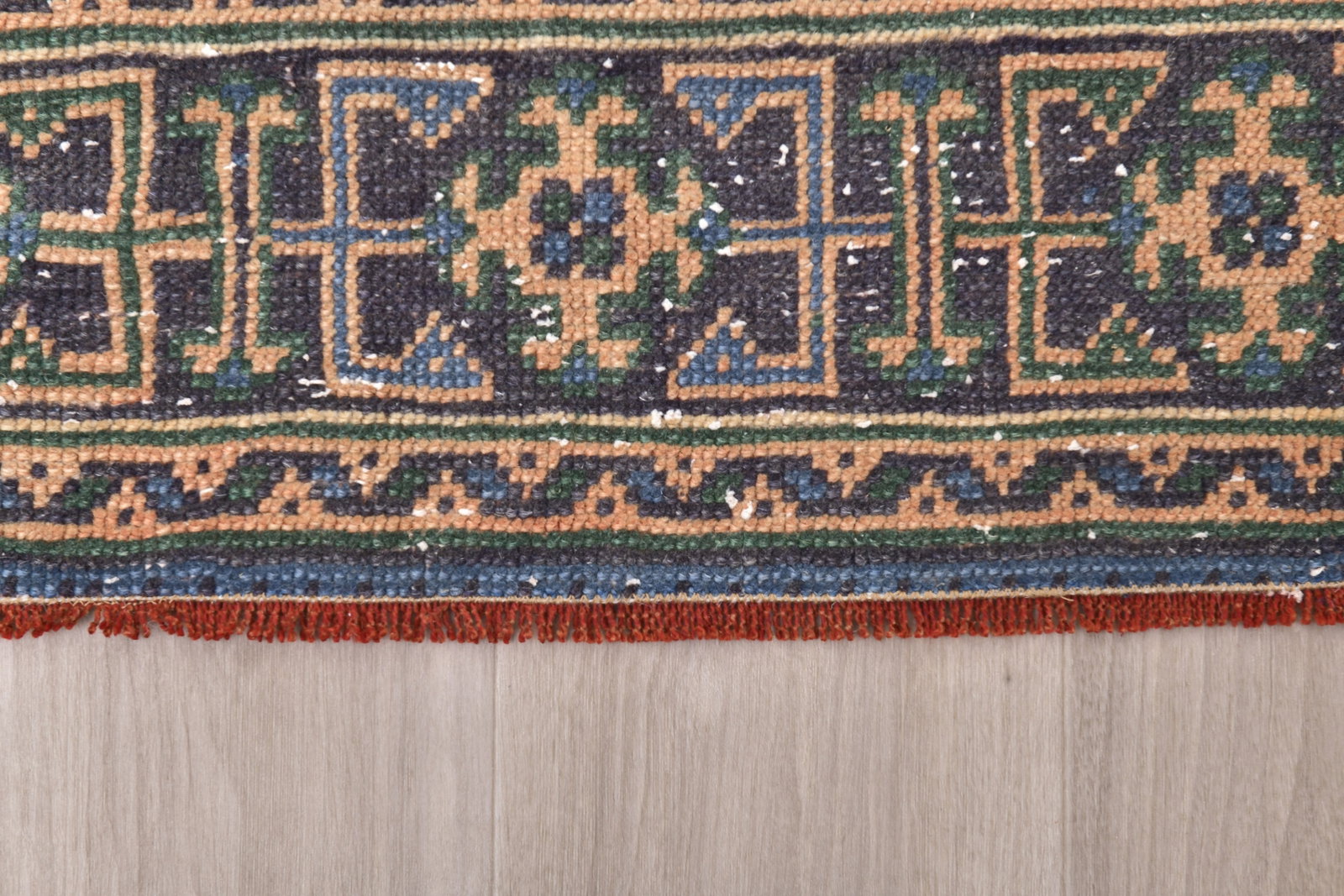 2'7'' x 11'1'' Turkish Vintage Runner Rug - 242364 - 8