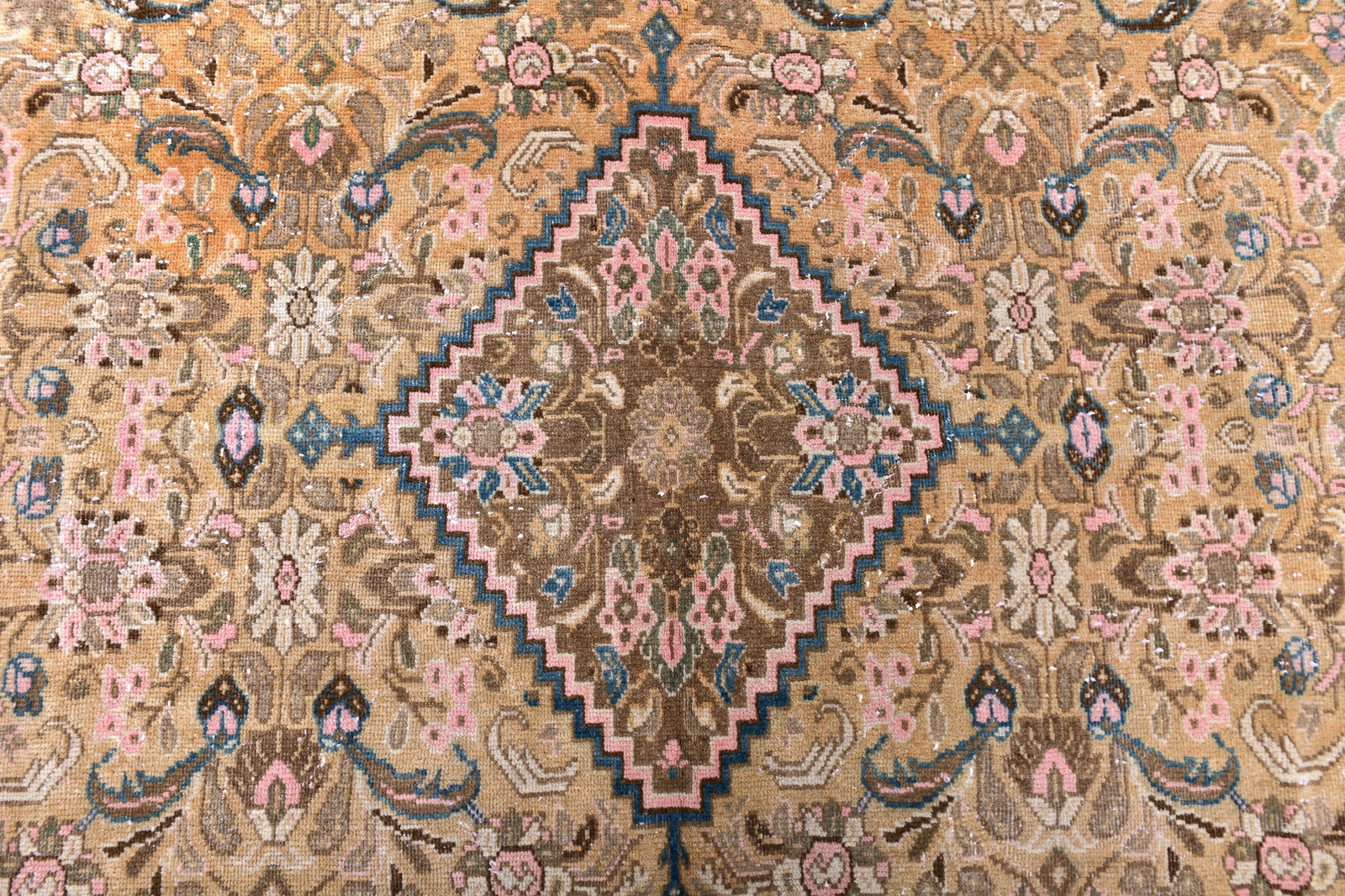 9'5'' x 12'7'' Handmade Vintage Wool Rug - 243605 - 5