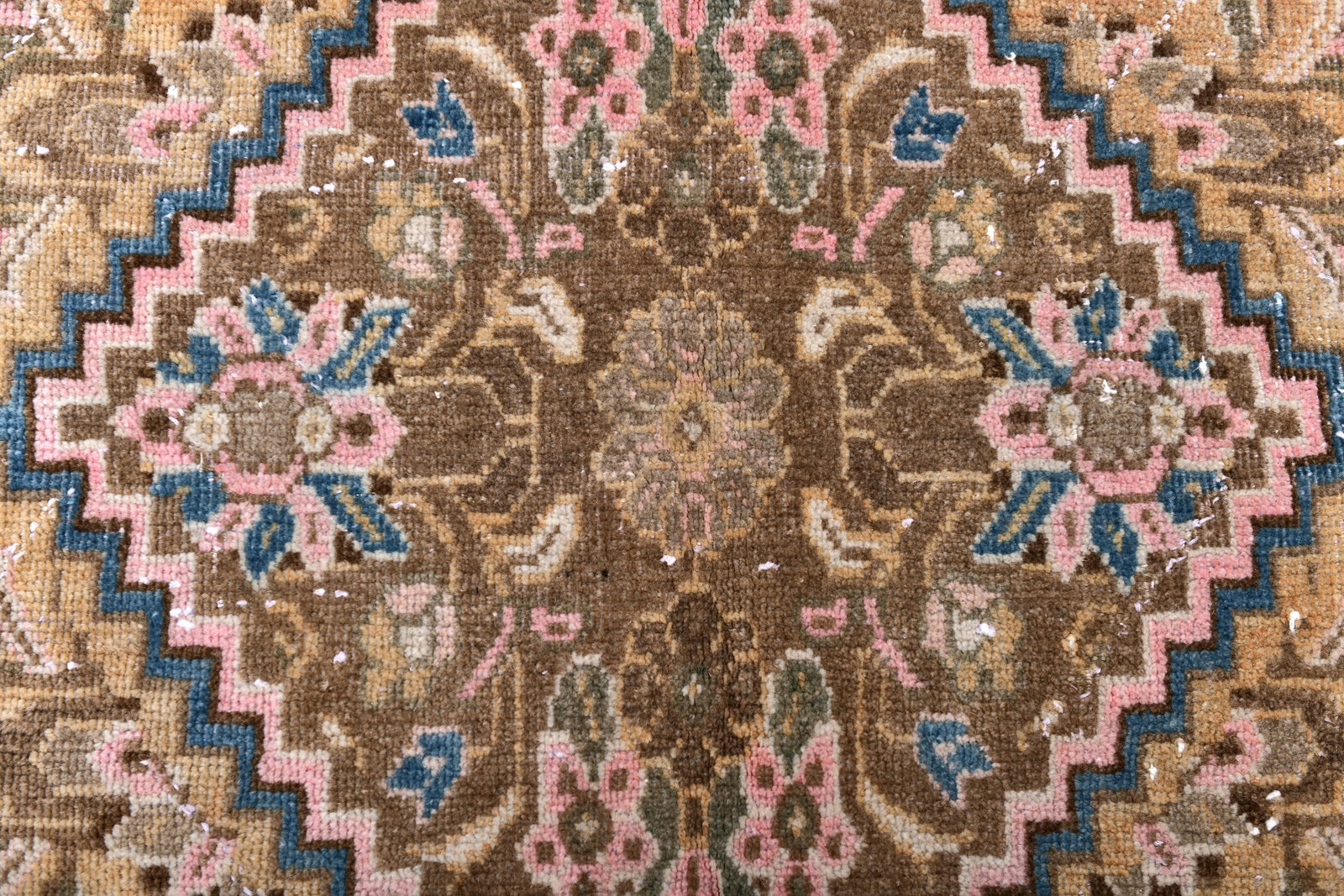 9'5'' x 12'7'' Handmade Vintage Wool Rug - 243605 - 6