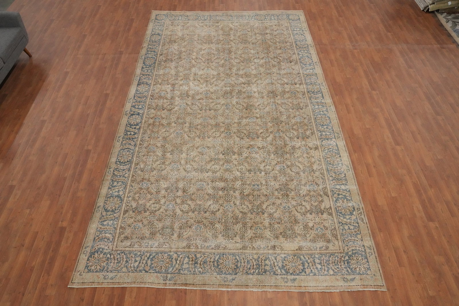 Antique Vegetable Dye Mahal Persian Large Rug 9x16 - 2
