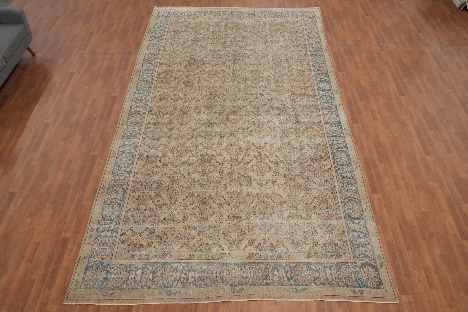 Antique Vegetable Dye Mahal Persian Large Rug 9x16 - 4