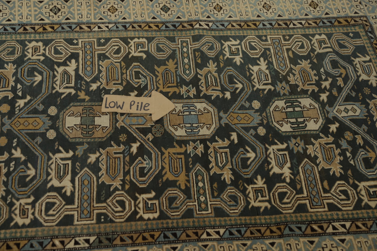 Vegetable Dye Antique Kazak Oriental Rug 3x6 - 10