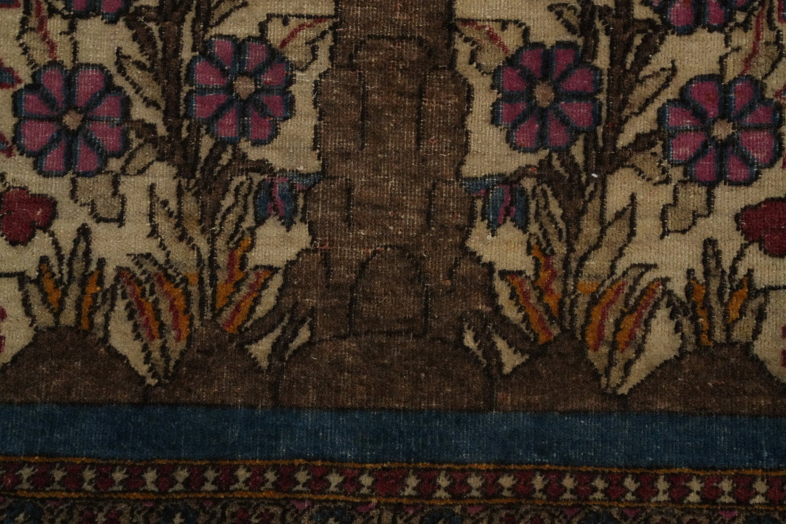 Pre-1900 Antique Isfahan Vegetable Dye Persian Rug 5x6 - 10