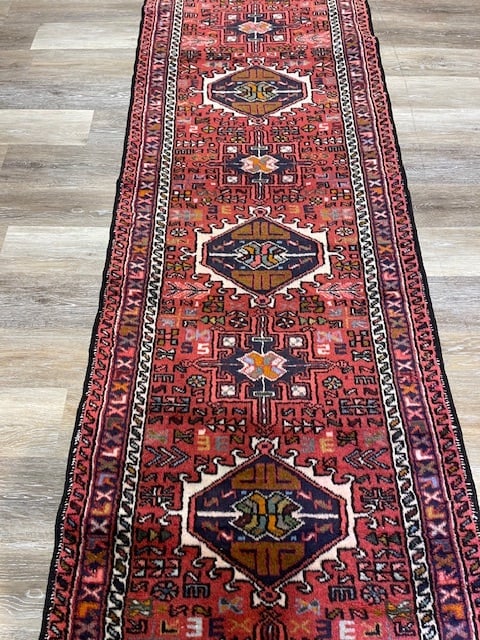 Vintage Long persian Karajeh Runner-5163 - 4