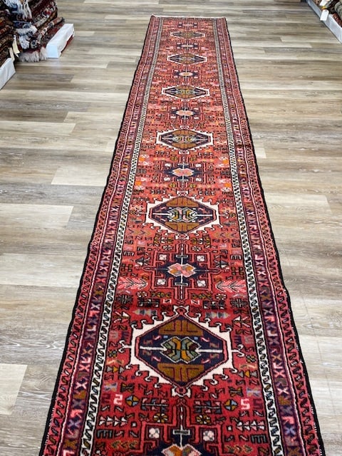 Vintage Long persian Karajeh Runner-5163 - 5
