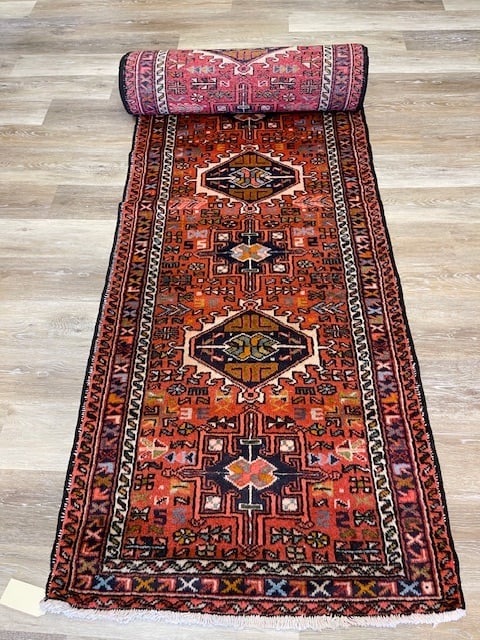 Vintage Long persian Karajeh Runner-5163 - 9