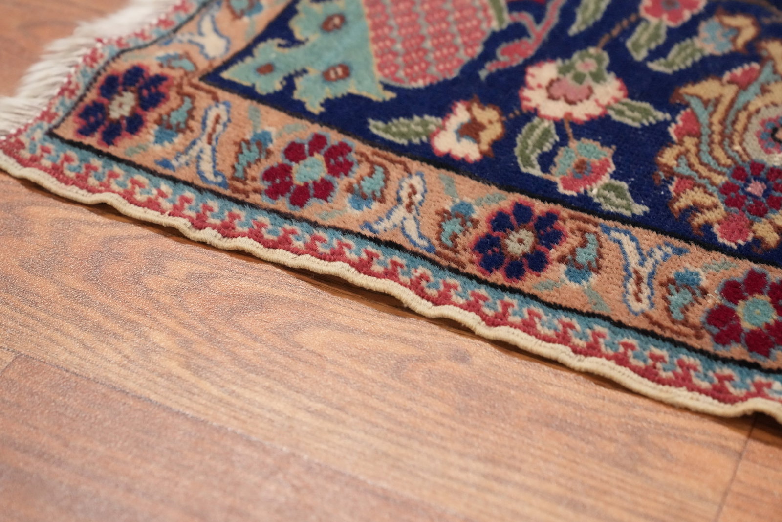 Pre-1900 Antique Tabriz Vegetable Dye Persian Rug 4x6 - 13