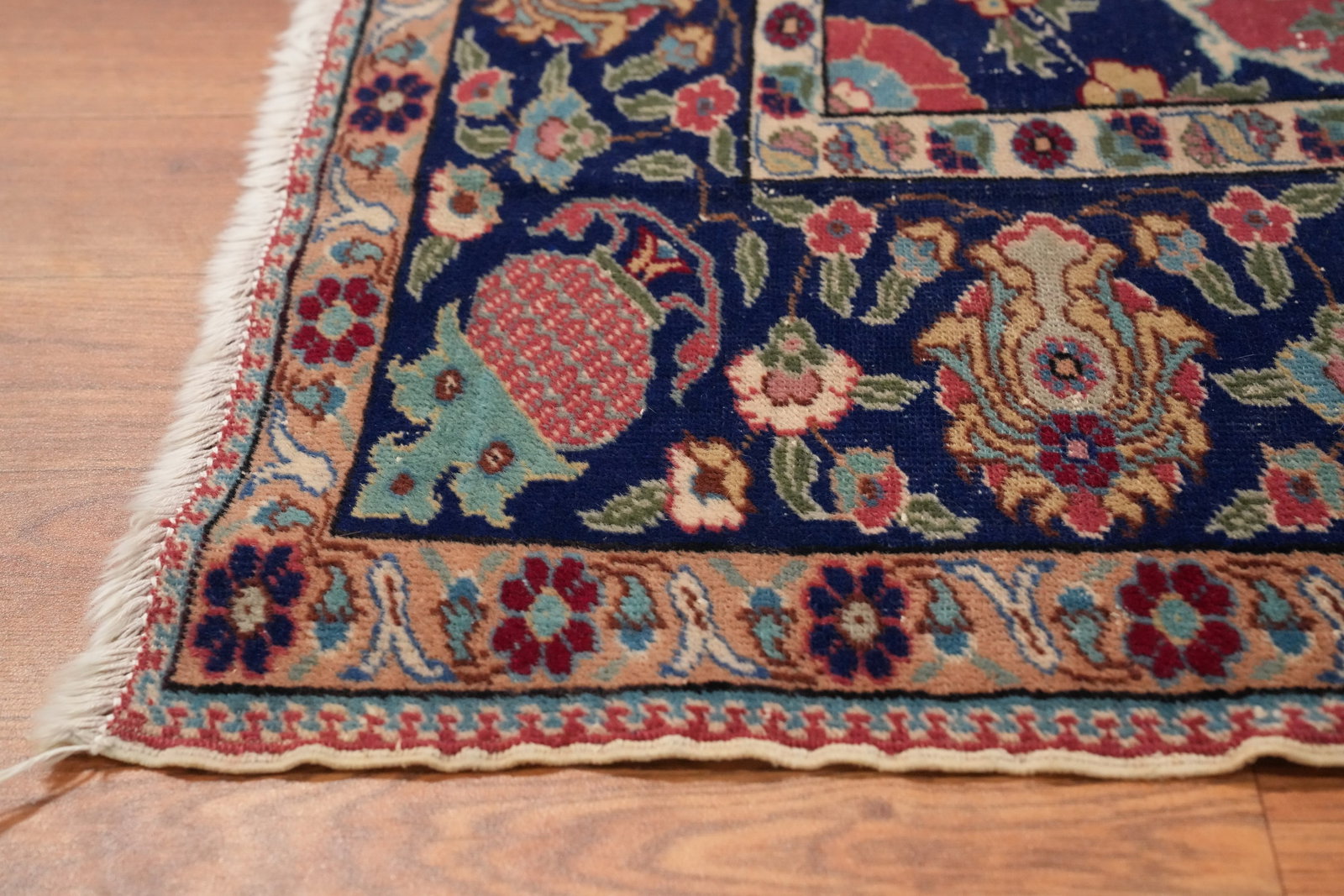 Pre-1900 Antique Tabriz Vegetable Dye Persian Rug 4x6 - 14