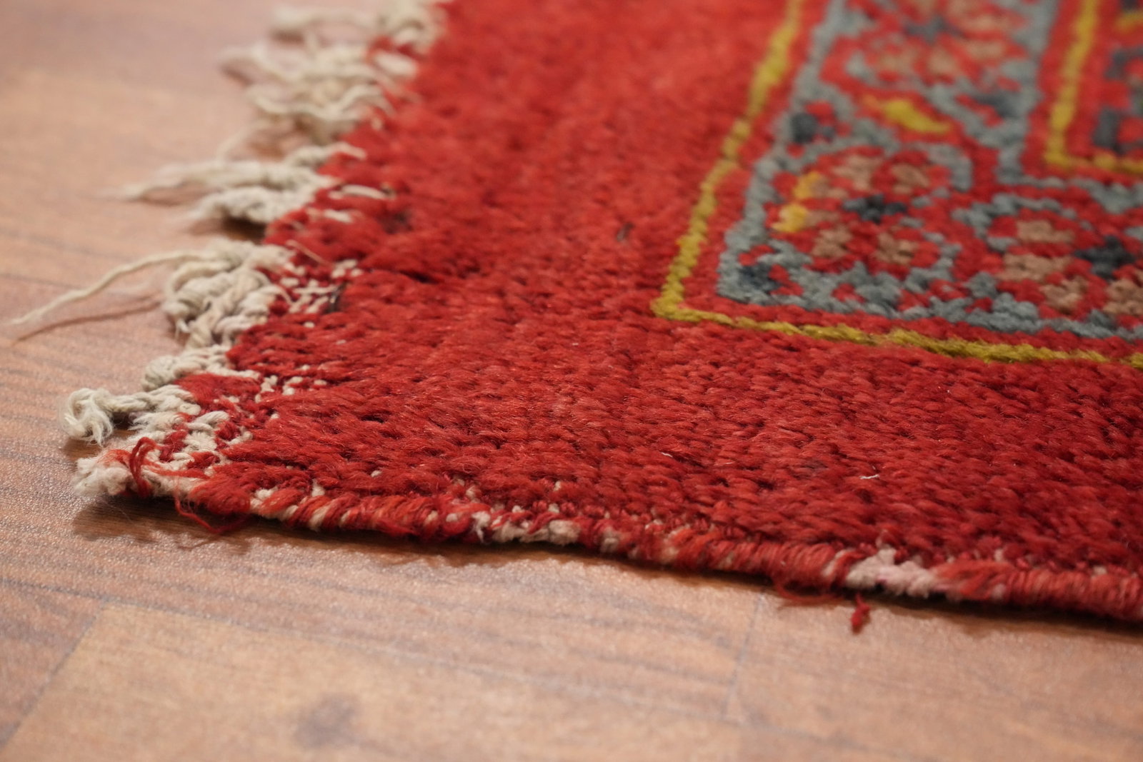 Pre-1900 Antique Vegetable Dye Sultanabad Persian Large Rug 14x20 - 15