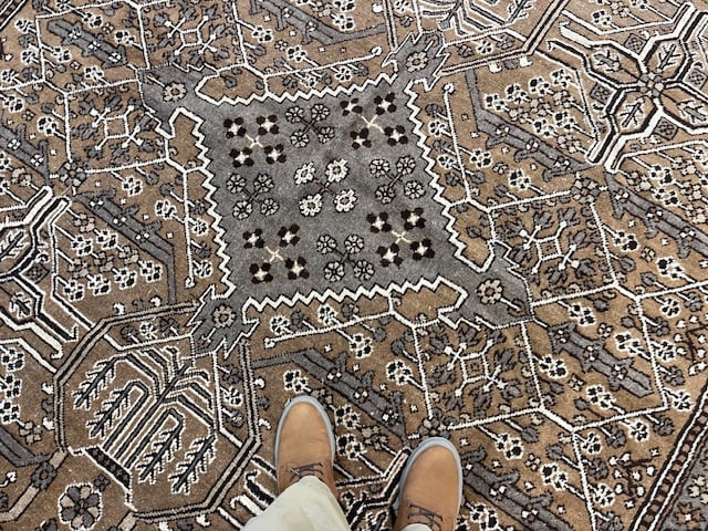 Antique Persian Natural Wool Bakhtiari-5159 - 9