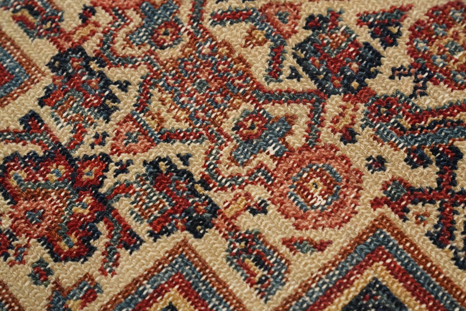 Pre-1900 Antique Senneh Persian Rug 4x6 - 10