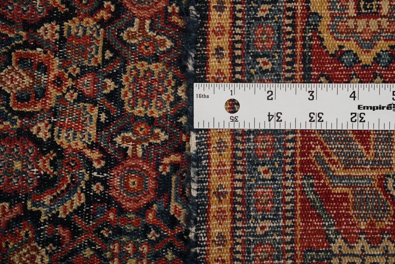 Pre-1900 Antique Senneh Persian Rug 4x6 - 16