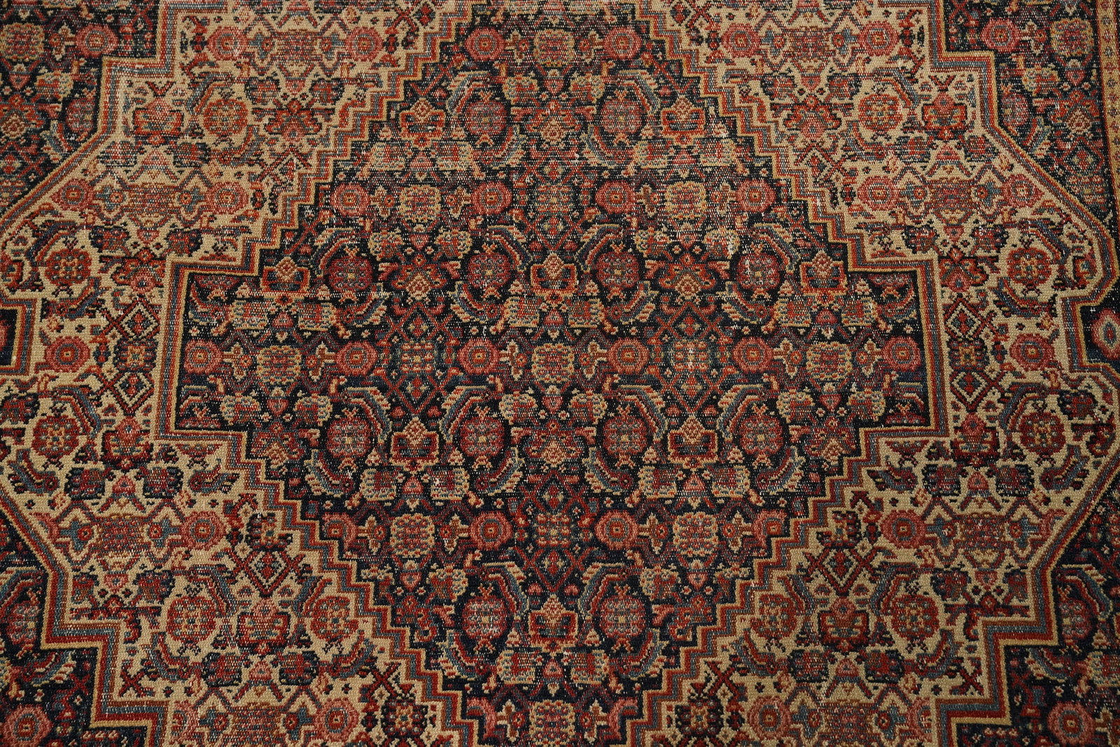 Pre-1900 Antique Senneh Persian Rug 4x6 - 6