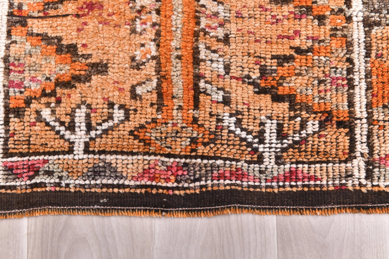 2'7'' x 12'11'' Vintage Wool Runner Rug - 240699 - 9